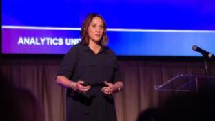 Melissa Salo, Walgreens Boots Alliance’s chief procurement officer, at Analytics Unite 2023.