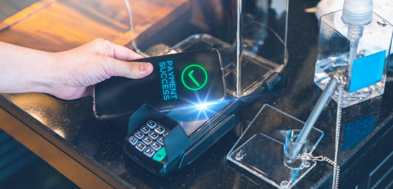 Touchless payments using phone