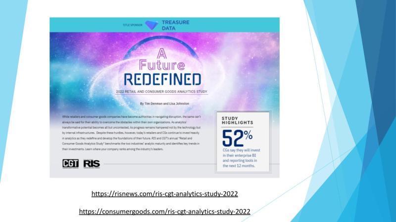 Webinar Slide: Retail and Consumer Goods Analytics Study